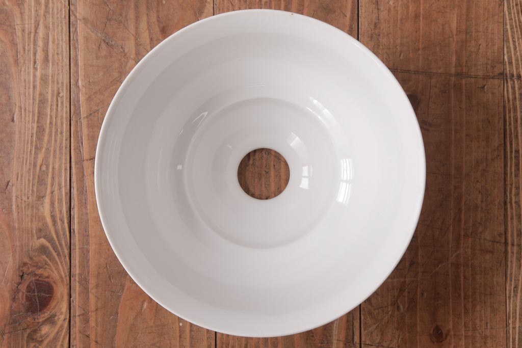 アンティーク家具　オールドノリタケ・則武(日陶)　ローズ(薔薇)　鮮やかな絵柄が目を引く電笠(天井照明、シェード)(R-036835)