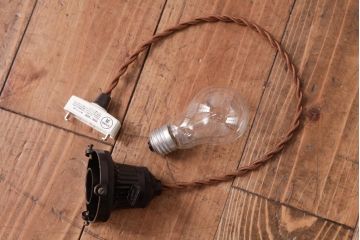 アンティーク家具　オールドノリタケ・則武(日陶)　ローズ(薔薇)　鮮やかな絵柄が目を引く電笠(天井照明、シェード)(R-036835)