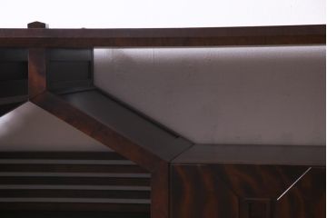 中古　民芸家具　星野民芸(星野民藝)　桜材　激レア品　存在感を放つお洒落なサイドボード(飾り棚、陳列棚、カウンター)