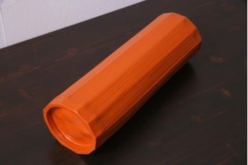 昭和期　山田平安堂　呉藤友乗作　竹菓子器・箱付き(漆器、蓋物)(R-036843)