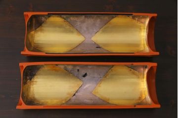 昭和期　山田平安堂　呉藤友乗作　竹菓子器・箱付き(漆器、蓋物)(R-036843)