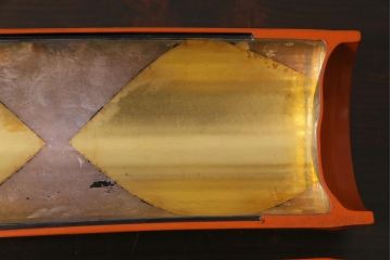 昭和期　山田平安堂　呉藤友乗作　竹菓子器・箱付き(漆器、蓋物)(R-036843)