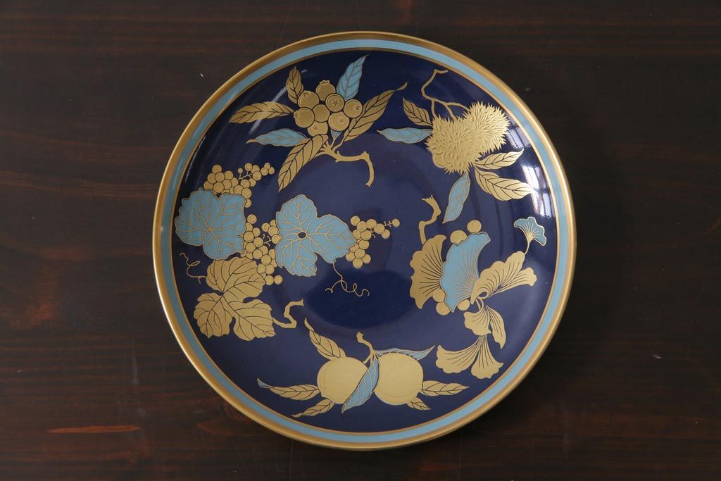 中古　廃版品　ノリタケ(Noritake)　Studio Collection(スタジオコレクション)　玉鬘(たまかずら)　銘々皿5枚セット・箱付き(プレート、食器)