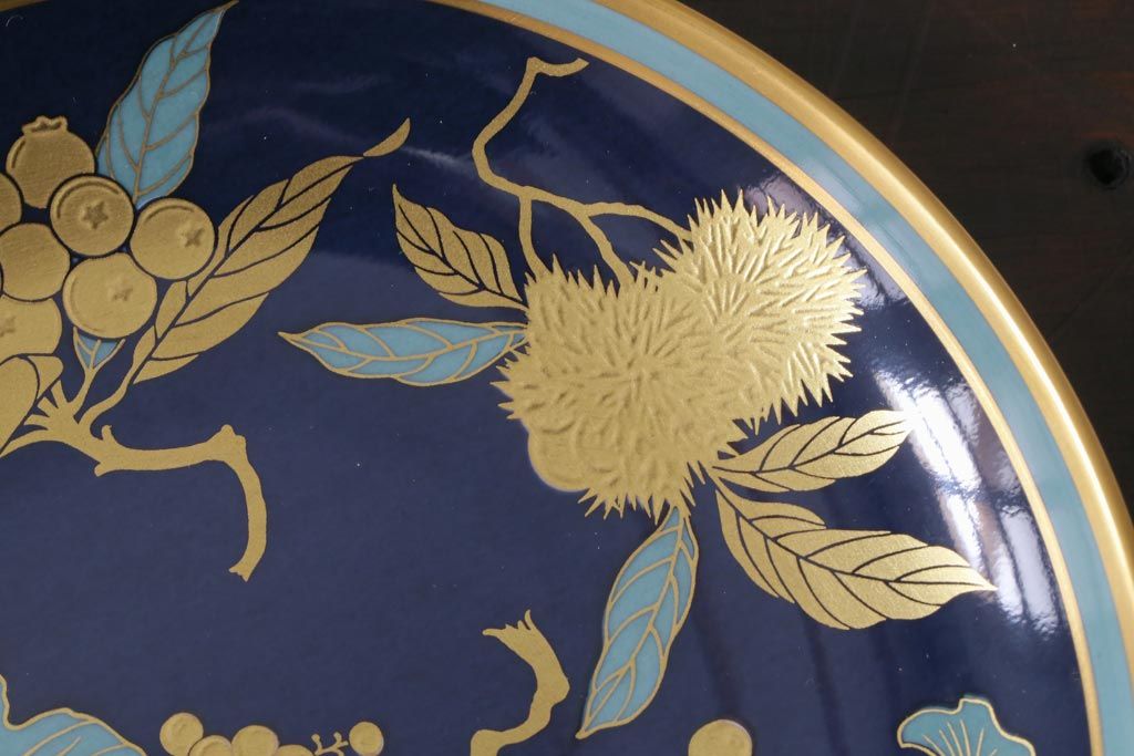 中古　廃版品　ノリタケ(Noritake)　Studio Collection(スタジオコレクション)　玉鬘(たまかずら)　銘々皿5枚セット・箱付き(プレート、食器)