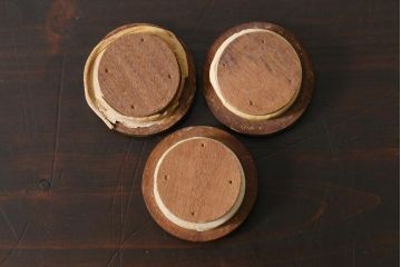 イギリスビンテージ雑貨　HORNSEA(ホーンジー)　HEIRLOOM(エアルーム)　スパイスジャー3個セット(調味料入れ、ディスプレイ雑貨)(R-036847)