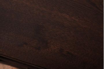 アンティーク家具　和製アンティーク　唐木　前面縞黒檀　上品かつシックな雰囲気漂う茶箪笥(茶タンス、戸棚、収納棚)
