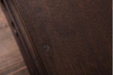 アンティーク家具　和製アンティーク　唐木　前面縞黒檀　上品かつシックな雰囲気漂う茶箪笥(茶タンス、戸棚、収納棚)