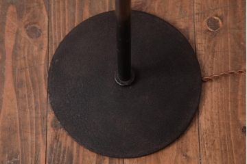 レア!　レトロ照明　和製ビンテージ　ヴィンテージ照明　フリンジ付シェードのフロアスタンド(スタンドライト)(R-036852)