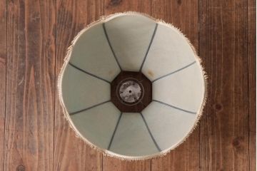 レア!　レトロ照明　和製ビンテージ　ヴィンテージ照明　フリンジ付シェードのフロアスタンド(スタンドライト)(R-036852)