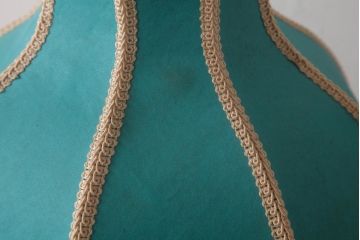 レア!　レトロ照明　和製ビンテージ　ヴィンテージ照明　フリンジ付シェードのフロアスタンド(スタンドライト)(R-036852)