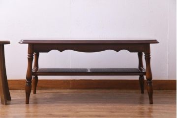 中古　カリモク家具(Karimoku)　コロニアルシリーズ　リビングテーブル(センターテーブル)(R-036854)