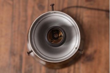 ビンテージ照明　ニレ材　ぼんぼりのような灯りが素敵なスタンドライト(照明、フロアスタンド)
