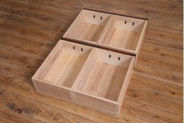 中古　伝統民芸家具　岩谷堂箪笥　No.746　覚山サイドボード(収納棚、タンス)(定価約60万円)(R-036866)