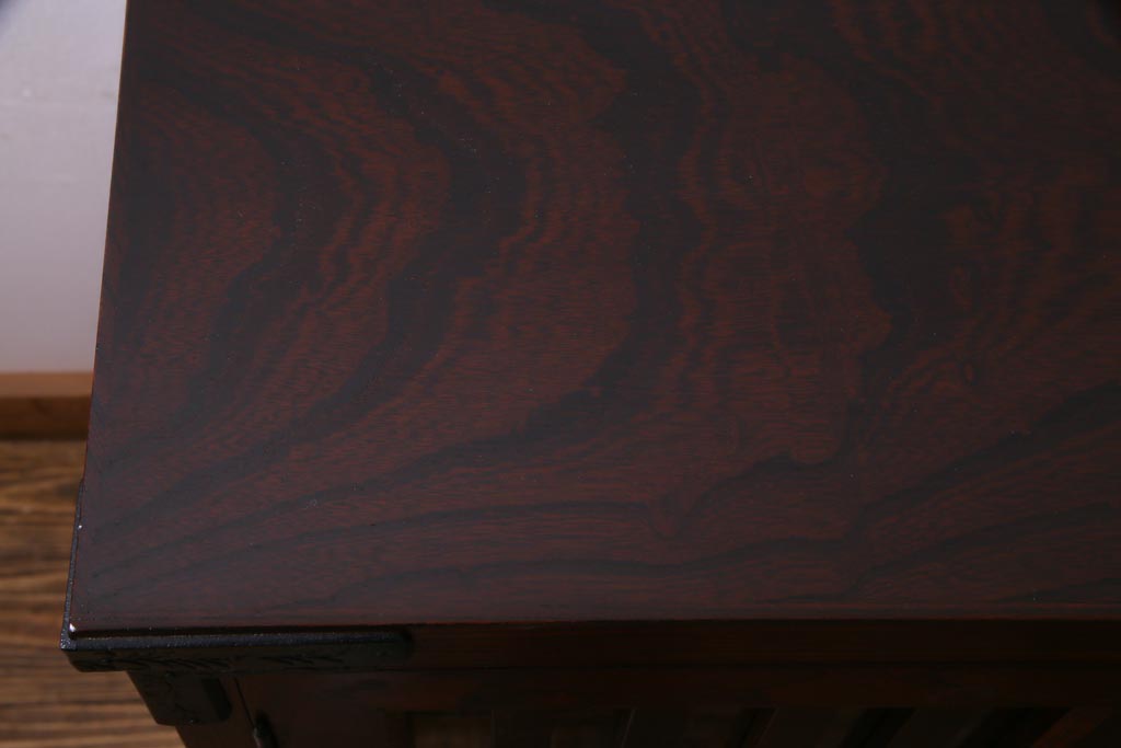 中古　伝統民芸家具　岩谷堂箪笥　No.746　覚山サイドボード(収納棚、タンス)(定価約60万円)(R-036866)