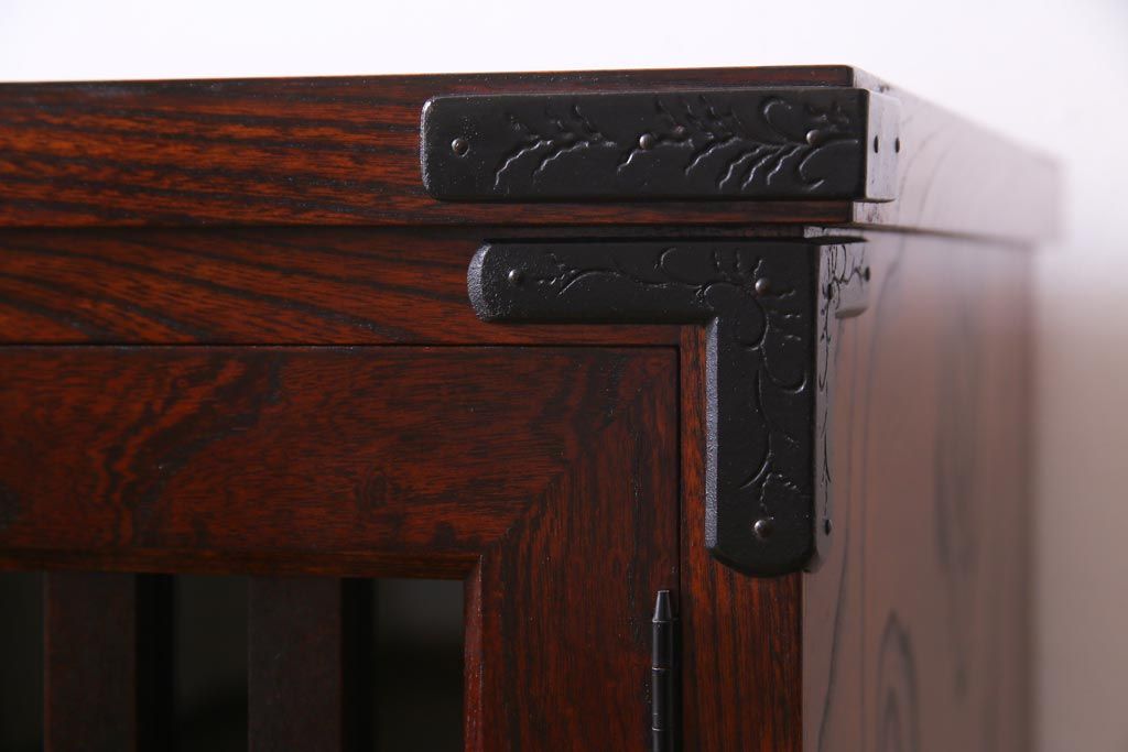 中古　伝統民芸家具　岩谷堂箪笥　No.746　覚山サイドボード(収納棚、タンス)(定価約60万円)(R-036866)