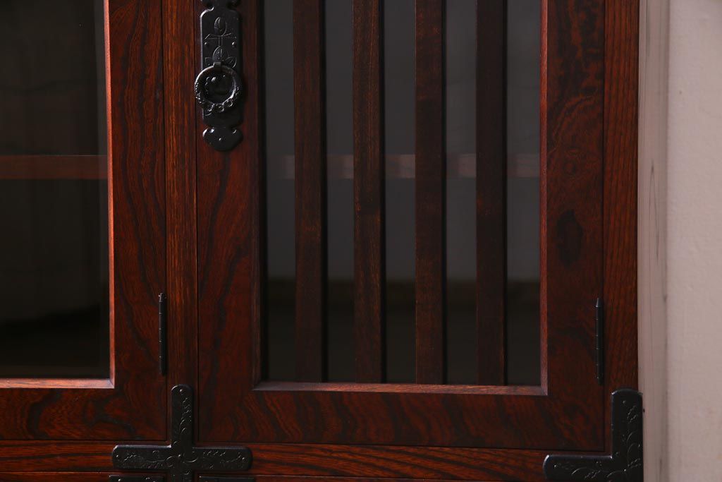 中古　伝統民芸家具　岩谷堂箪笥　No.746　覚山サイドボード(収納棚、タンス)(定価約60万円)(R-036866)