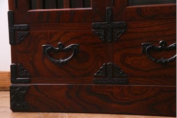 中古　伝統民芸家具　岩谷堂箪笥　No.746　覚山サイドボード(収納棚、タンス)(定価約60万円)(R-036866)