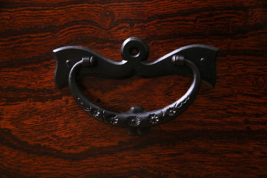 中古　伝統民芸家具　岩谷堂箪笥　No.746　覚山サイドボード(収納棚、タンス)(定価約60万円)(R-036866)