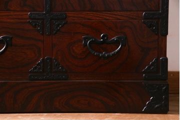 中古　伝統民芸家具　岩谷堂箪笥　No.746　覚山サイドボード(収納棚、タンス)(定価約60万円)(R-036866)