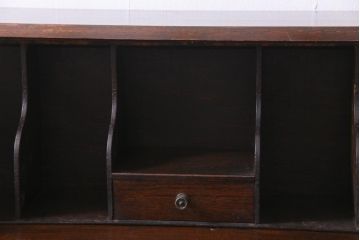 アンティーク家具　イギリスアンティーク　オーク材製のクラシカルなライティングビューロー(簿記机、在宅ワーク、在宅用デスク)(R-036867)