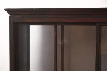 アンティーク家具　両面ガラス　大正ロマン香るサイドボード(ショーケース、飾り棚、陳列棚)(R-036881)