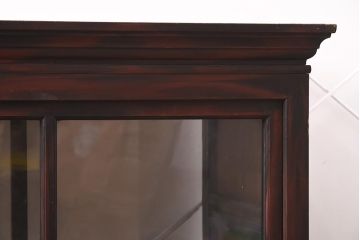 アンティーク家具　両面ガラス　大正ロマン香るサイドボード(ショーケース、飾り棚、陳列棚)(R-036881)