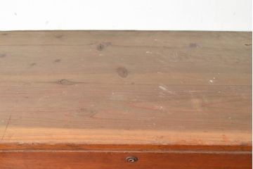 アンティーク家具　大型サイズの木製チェスト(タンス、サイドボード)(R-036889)