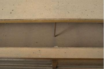 アンティーク家具　昭和初期　両面引き戸のガラスケース(ショーケース、飾り棚、陳列棚)(R-036896)