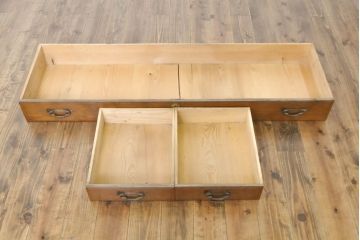 アンティーク家具　大正昭和初期　収納棚　テレビ台　ローボード(R-036899)
