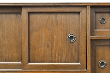 アンティーク家具　大正昭和初期　収納棚　テレビ台　ローボード(R-036899)