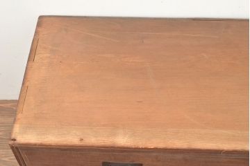 アンティーク家具　大正昭和初期　ローチェスト　引き出し(R-036901)