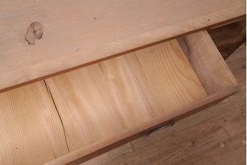 アンティーク家具　昭和初期　レトロな木製チェスト(ローボード)(R-036906)
