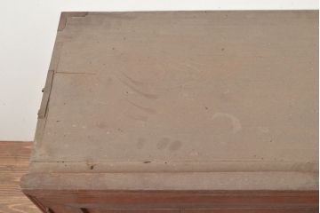 アンティーク家具　味のあるレトロな木製ローボード(収納棚、テレビ台)(R-036907)