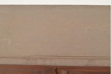 アンティーク家具　味のあるレトロな木製ローボード(収納棚、テレビ台)(R-036907)