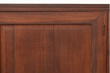 アンティーク家具　味のあるレトロな木製ローボード(収納棚、テレビ台)(R-036907)