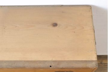 アンティーク家具　昭和初期　シンプルなデザインの和風チェスト(洋服タンス)(R-036910)
