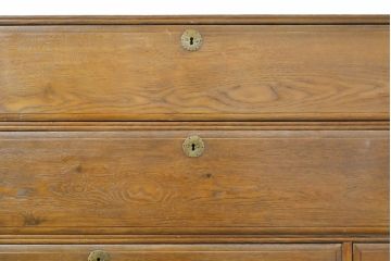 アンティーク家具　昭和初期　シンプルなデザインの和風チェスト(洋服タンス)(R-036910)