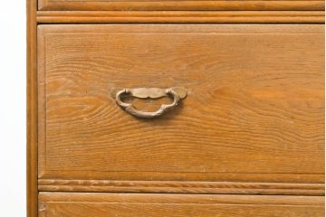 アンティーク家具　昭和初期　シンプルなデザインの和風チェスト(洋服タンス)(R-036910)