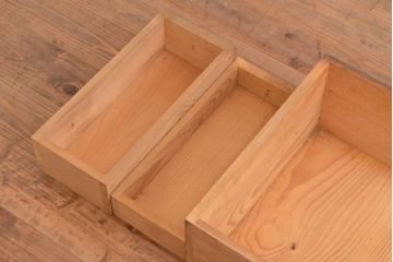 アンティーク家具　昭和初期　和製アンティーク　木製ローチェスト(ローボード)(R-036911)