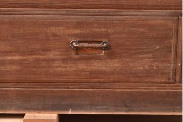 アンティーク家具　昭和初期　和製アンティーク　木製ローチェスト(ローボード)(R-036911)