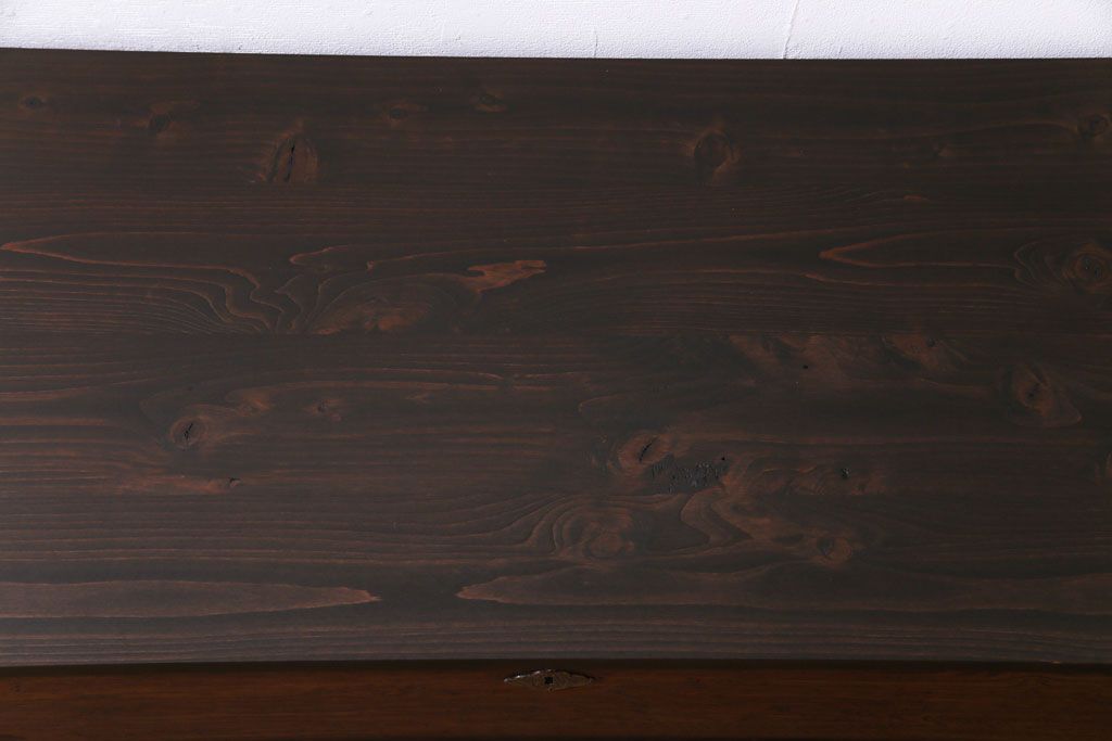 アンティーク家具　大正期　前面栓材　天板リメイク　和の風情が魅力的なチェスト(引き出し、箪笥)