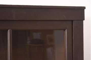 和製アンティーク　ヒノキ材　シンプルな木製キャビネット　(R-036928)