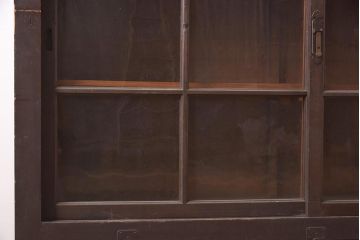 和製アンティーク　ヒノキ材　シンプルな木製キャビネット　(R-036928)