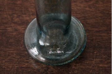 中古　スウェーデン　北欧　KOSTA BODA(コスタボダ)　フラワーベース(花瓶、ガラス)(R-036929)