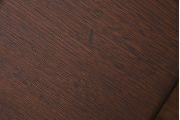 昭和レトロ家具　栓材一枚板　懐かしさ漂う角ちゃぶ台(座卓、ローテーブル)(R-036933)