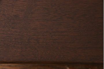 昭和レトロ家具　栓材一枚板　懐かしさ漂う角ちゃぶ台(座卓、ローテーブル)(R-036933)