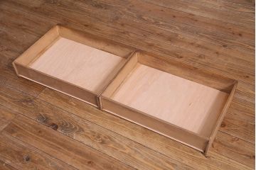 ビンテージ家具　フランスヴィンテージ　オーク材　緻密なレリーフが魅力的なサイドボード(収納棚)(R-036967)