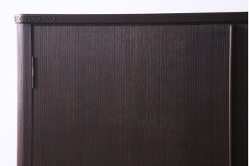 中古　伝統工芸品　高橋政男作　隠し付き　梅と竹の意匠金具がアクセントの加茂総桐箪笥(総桐たんす、和タンス、衣装タンス)(定価約120万円)(R-036968)