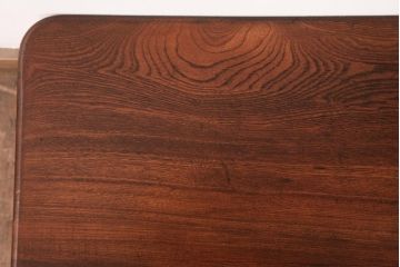 昭和レトロ家具　栓材　懐かしさ漂う角ちゃぶ台(ローテーブル)(R-036969)