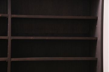 ラフジュ工房オリジナル　アンティーク建具リメイク　脚付き　緻密な組子が魅力の和風キャビネット(書院戸、収納棚、戸棚)(R-036971)